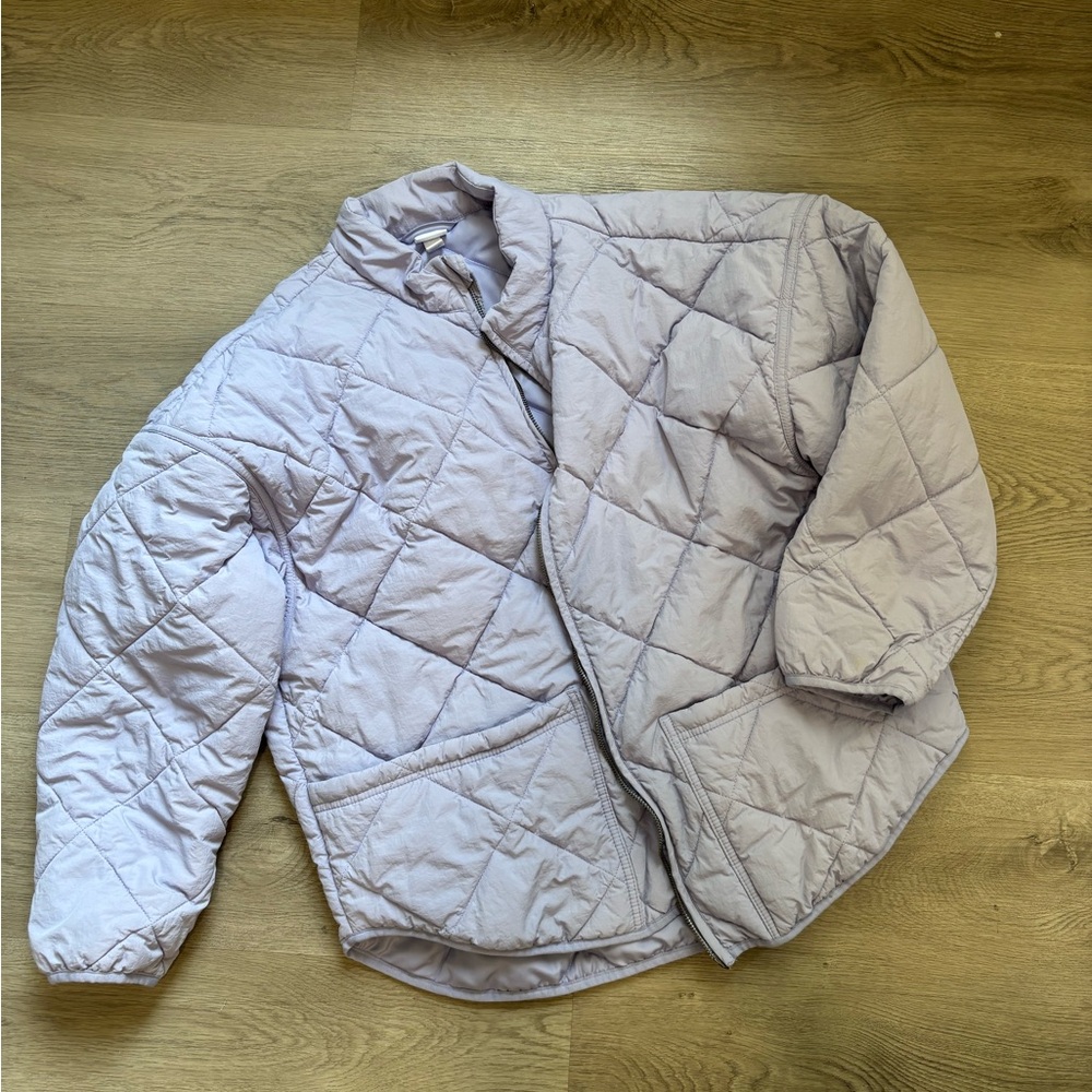 Quilted Light blue Jacket